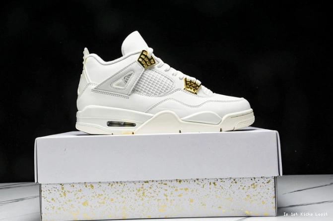 Retro AQ9129-170 Metallic 4 Jordan Gold 0812